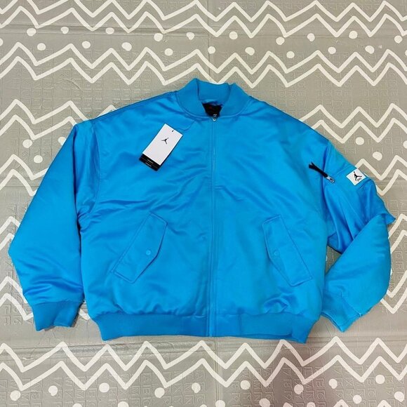 Nike Jordan varsity letterman bomber jacket coat - Picture 5 of 9